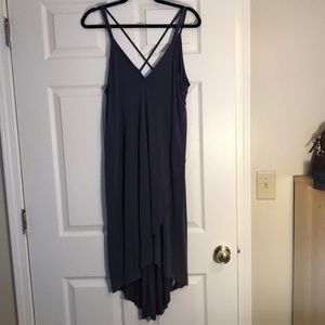 High-low tank top dress